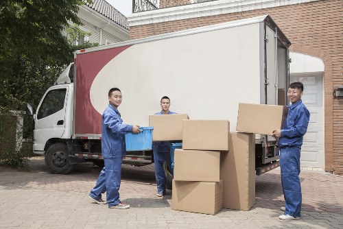 Commercial moving team planning a business relocation in Earls Court