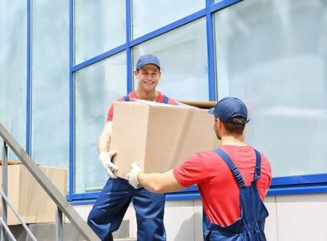 Local removals team handling a student relocation near Earls Court