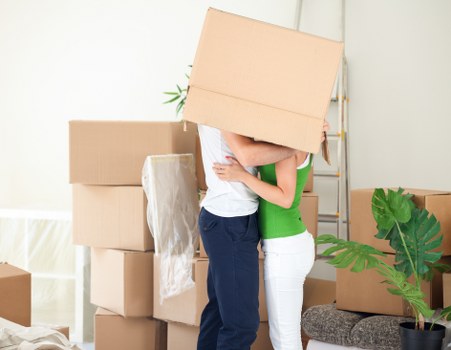 Packing and transporting office furniture and equipment for a relocation
