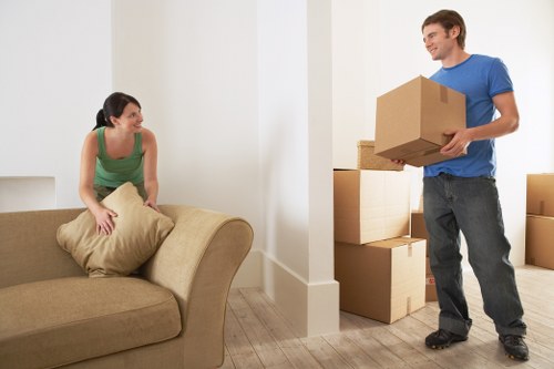 Local van transport for household items in West London